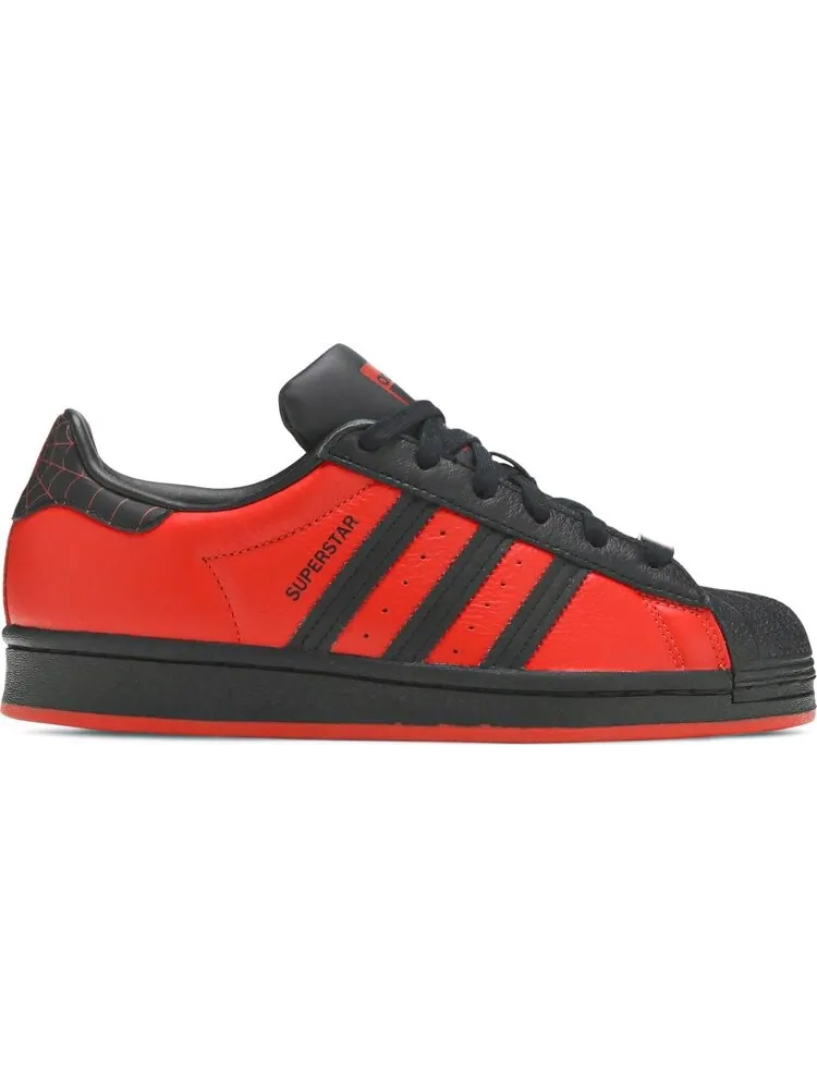 Кроссовки Adidas Marvel x Playstation x Superstar J 'Spider-Man: Miles Morales' — изображение 1 из 8, красный