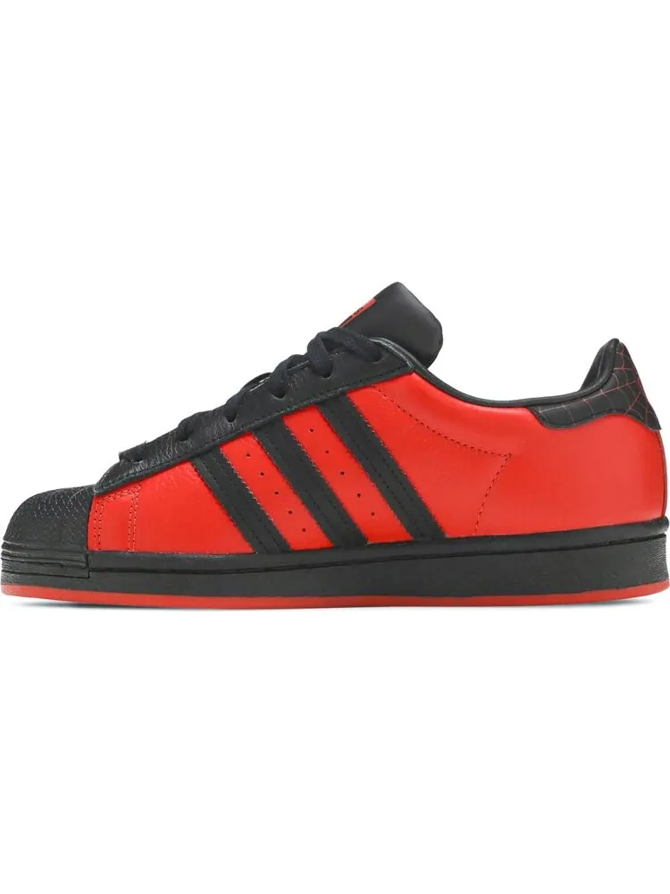 Кроссовки Adidas Marvel x Playstation x Superstar J 'Spider-Man: Miles Morales' — изображение 3 из 8, красный