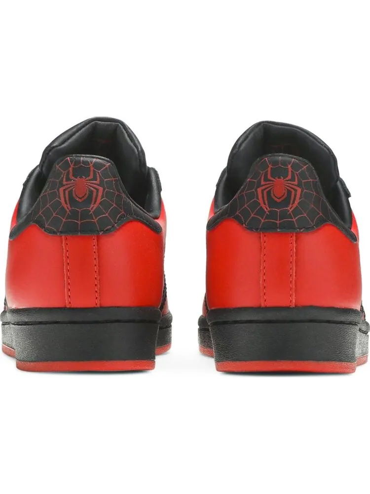 Кроссовки Adidas Marvel x Playstation x Superstar J 'Spider-Man: Miles Morales' — изображение 6 из 8, красный