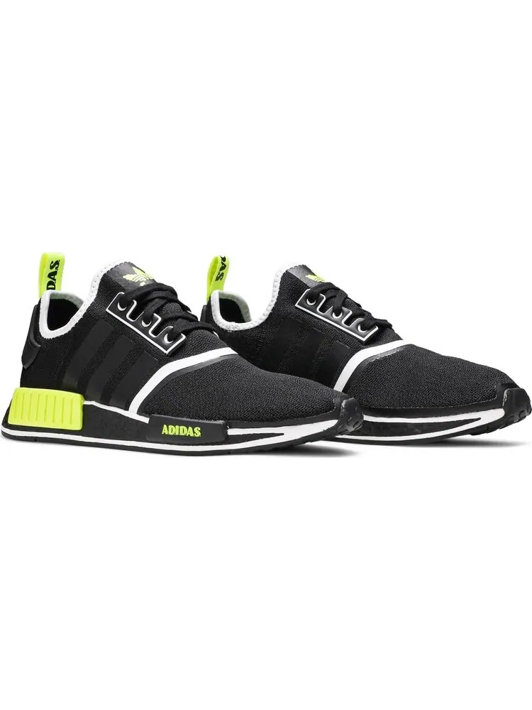 Кроссовки Adidas NMD_R1 'Black Solar Yellow' — изображение 8 из 8, черный