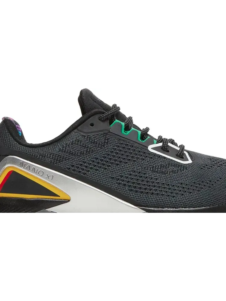 Кроссовки power rangers x nano x1 'coal' Reebok — изображение 2 из 8, черный
