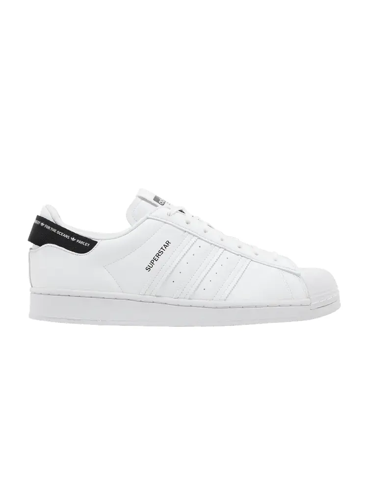 Кроссовки adidas Parley x Superstar 'White Black' — изображение 1 из 9, белый/белый/черный