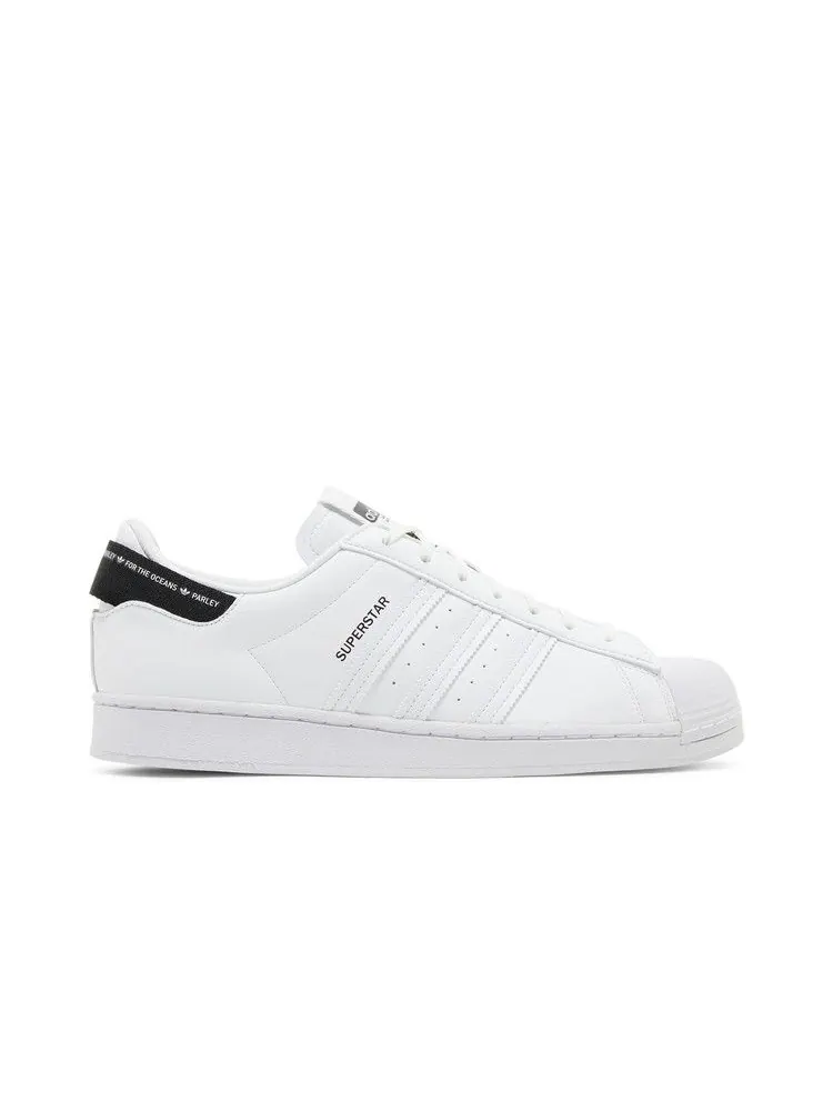 Кроссовки adidas Parley x Superstar 'White Black' — изображение 2 из 9, белый/белый/черный
