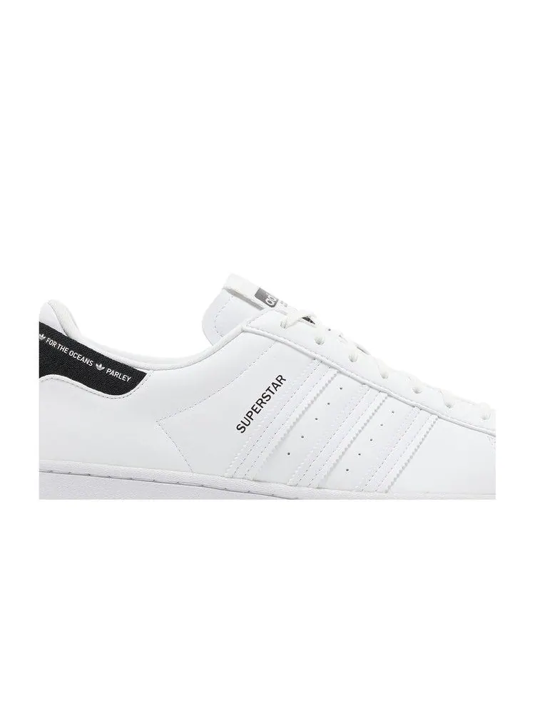 Кроссовки adidas Parley x Superstar 'White Black' — изображение 3 из 9, белый/белый/черный