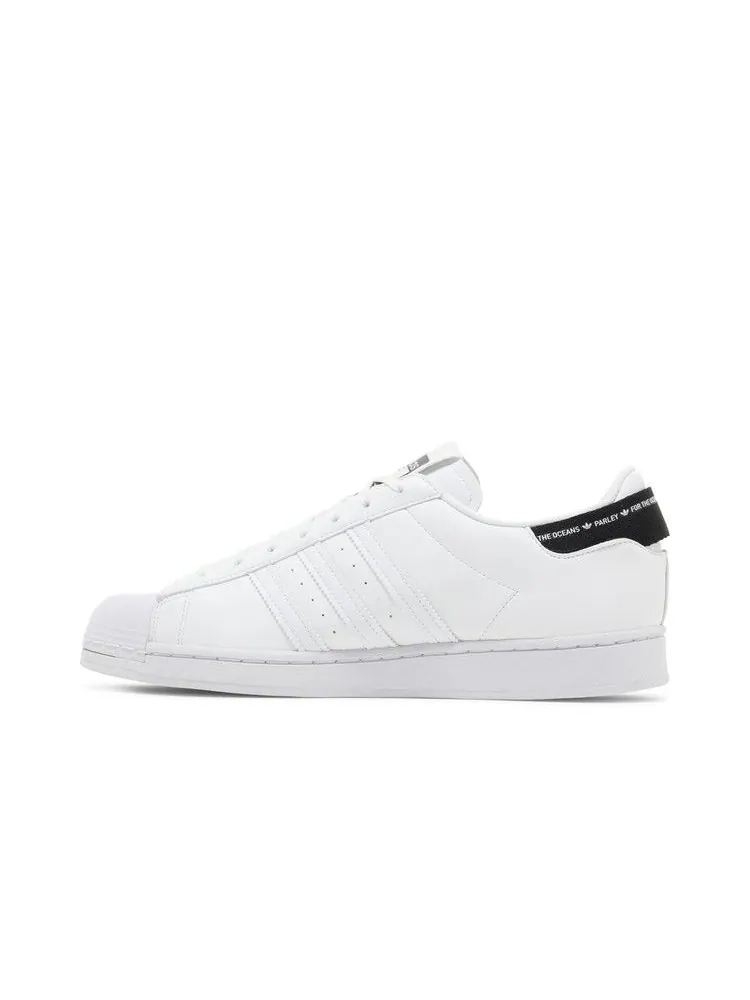 Кроссовки adidas Parley x Superstar 'White Black' — изображение 4 из 9, белый/белый/черный