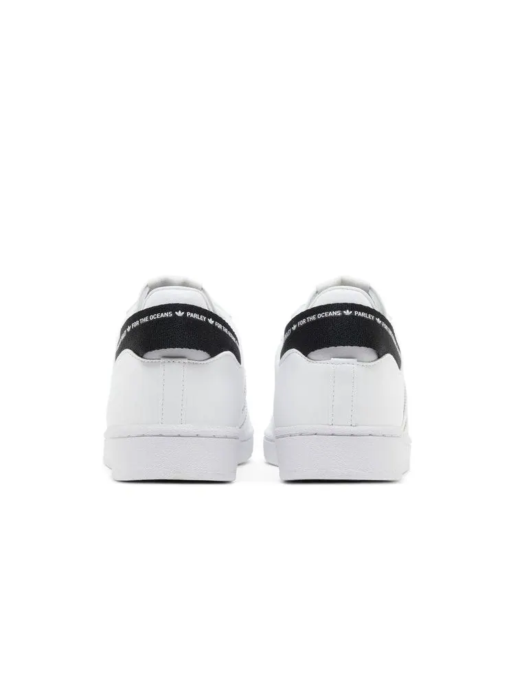 Кроссовки adidas Parley x Superstar 'White Black' — изображение 7 из 9, белый/белый/черный