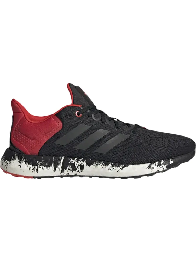 Кроссовки Adidas PureBoost 21 'Black Vivid Red' — изображение 1 из 1, черный
