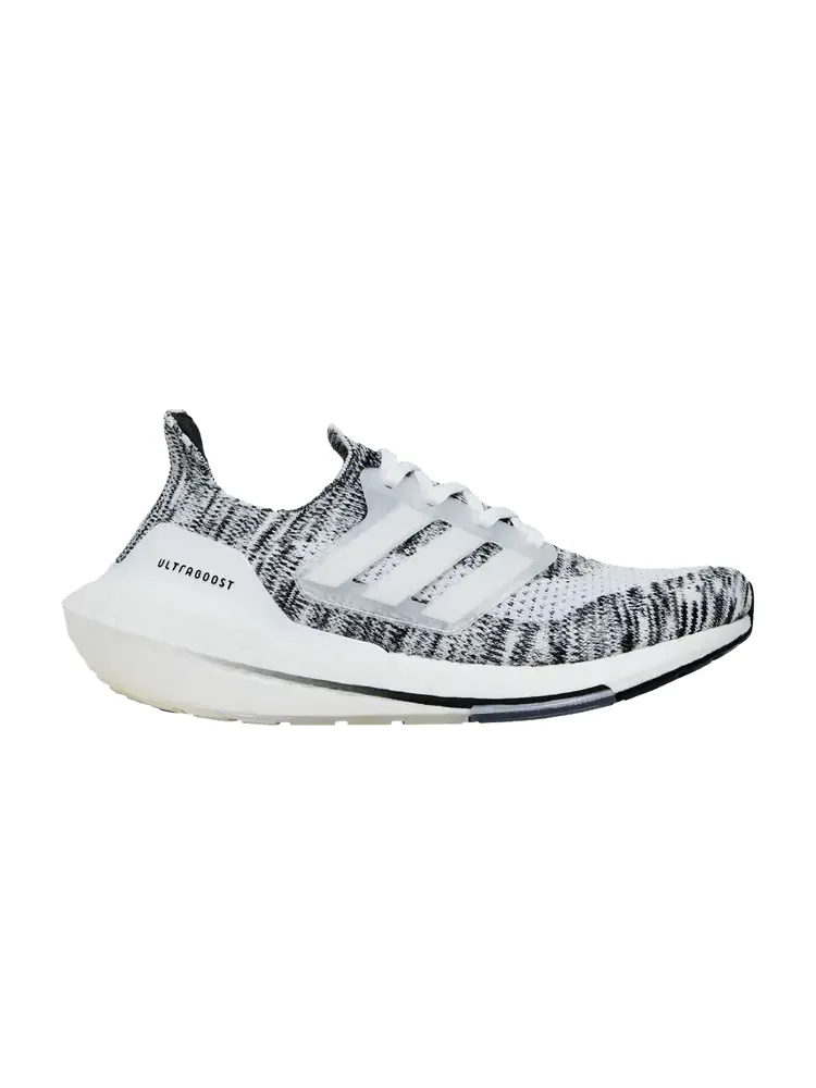 Кроссовки adidas Wmns UltraBoost 21 'White Black' — изображение 1 из 9, белый/белый/черный