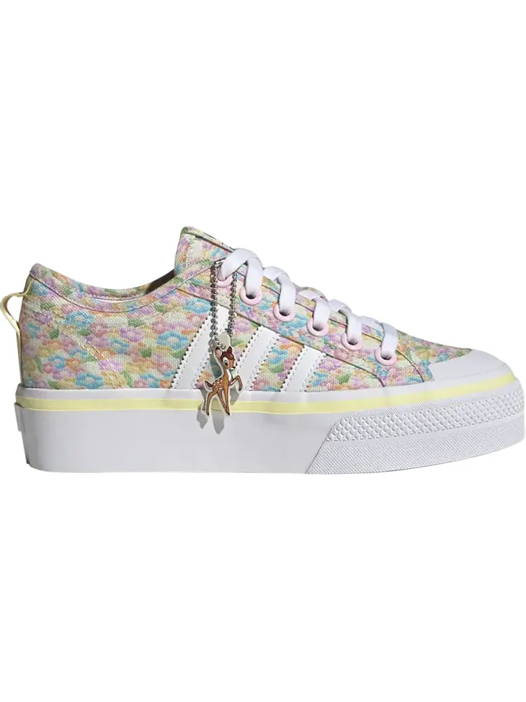 Кроссовки Adidas Disney x Wmns Nizza 'Bambi - Floral' — изображение 1 из 1, розовый