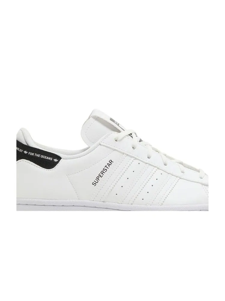 Кроссовки adidas Parley x Superstar J 'White Black' — изображение 3 из 9, белый/белый/черный