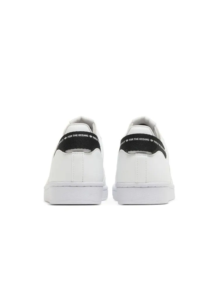 Кроссовки adidas Parley x Superstar J 'White Black' — изображение 7 из 9, белый/белый/черный