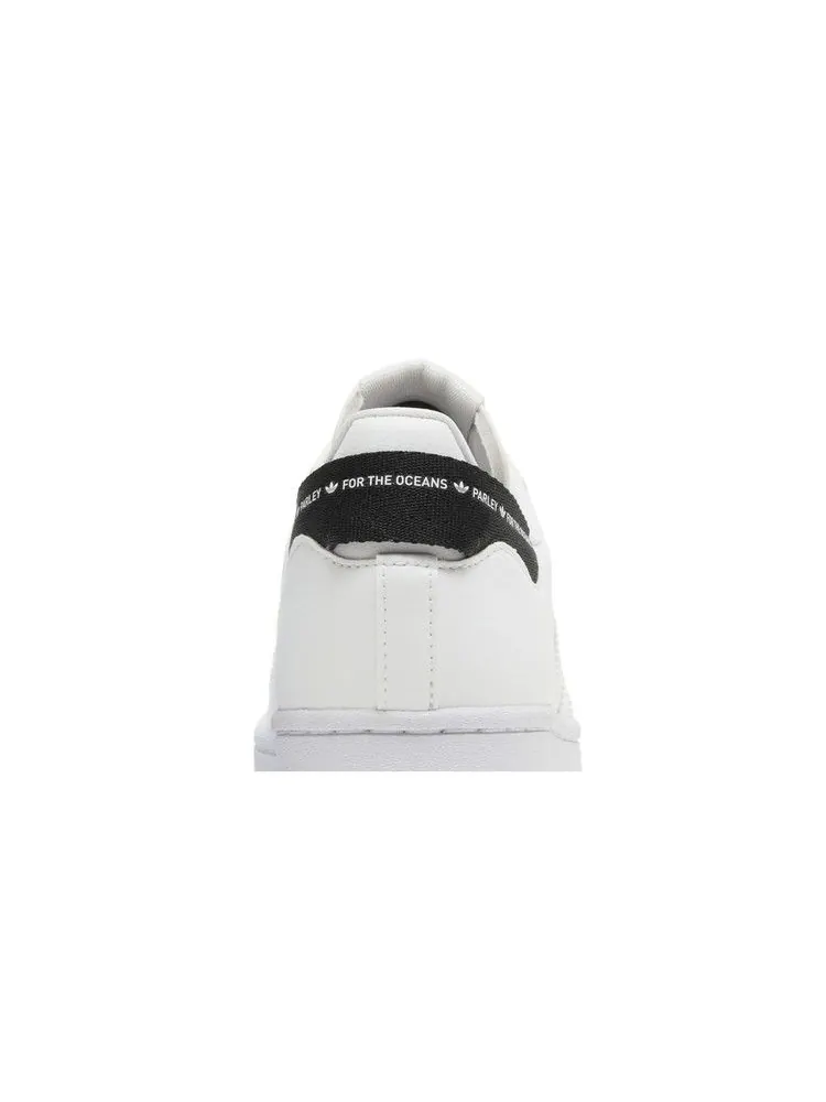 Кроссовки adidas Parley x Superstar J 'White Black' — изображение 8 из 9, белый/белый/черный