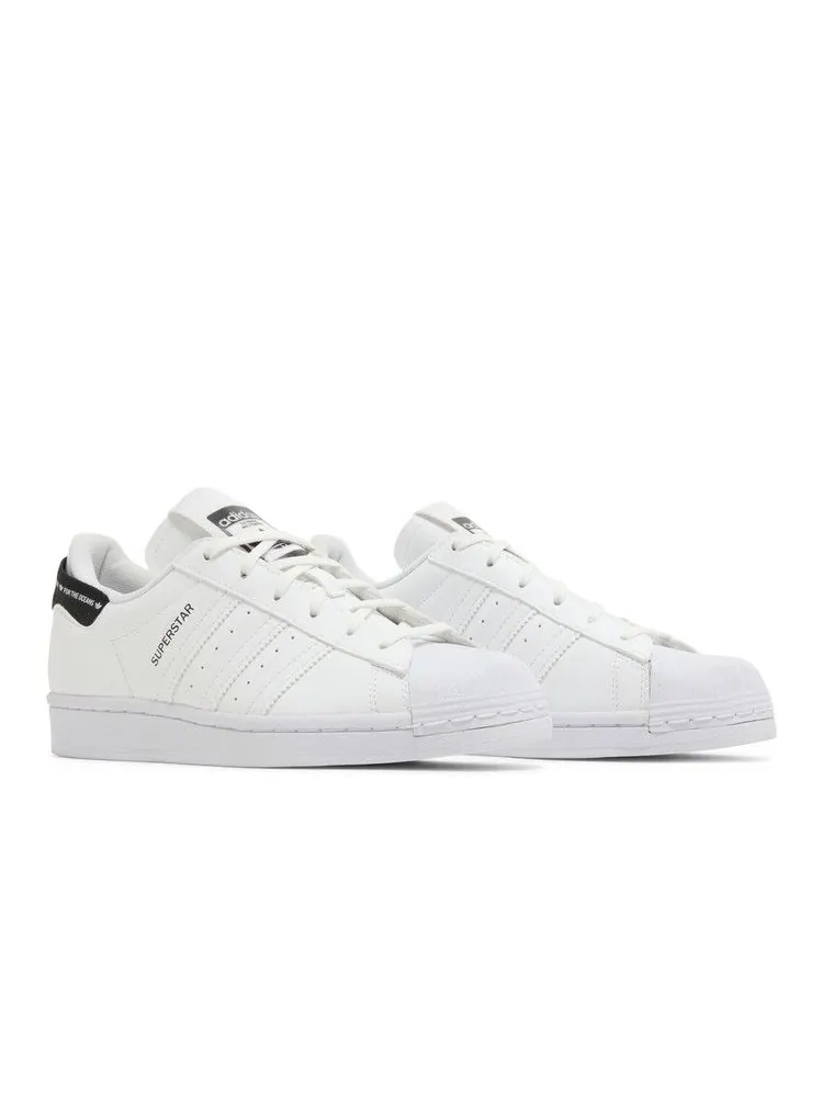 Кроссовки adidas Parley x Superstar J 'White Black' — изображение 9 из 9, белый/белый/черный