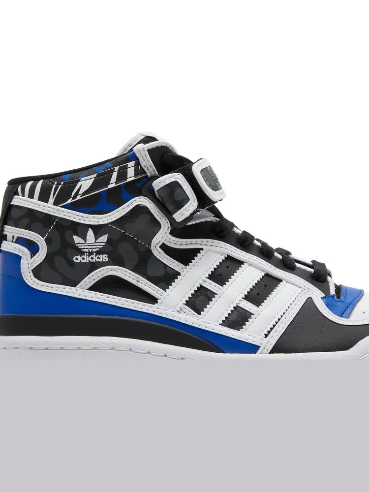 Кроссовки Adidas Rich Mnisi x Wmns Forum Mid 'South African City Life' — изображение 2 из 8, черный
