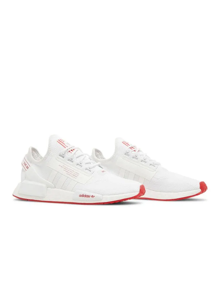 Кроссовки adidas NMD_R1 V2 'White Scarlet' — изображение 9 из 9