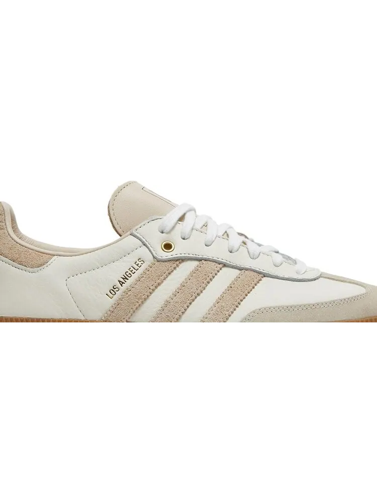 Кроссовки Adidas LAFC x Samba 'Linen Gum' — изображение 2 из 8, бежевый