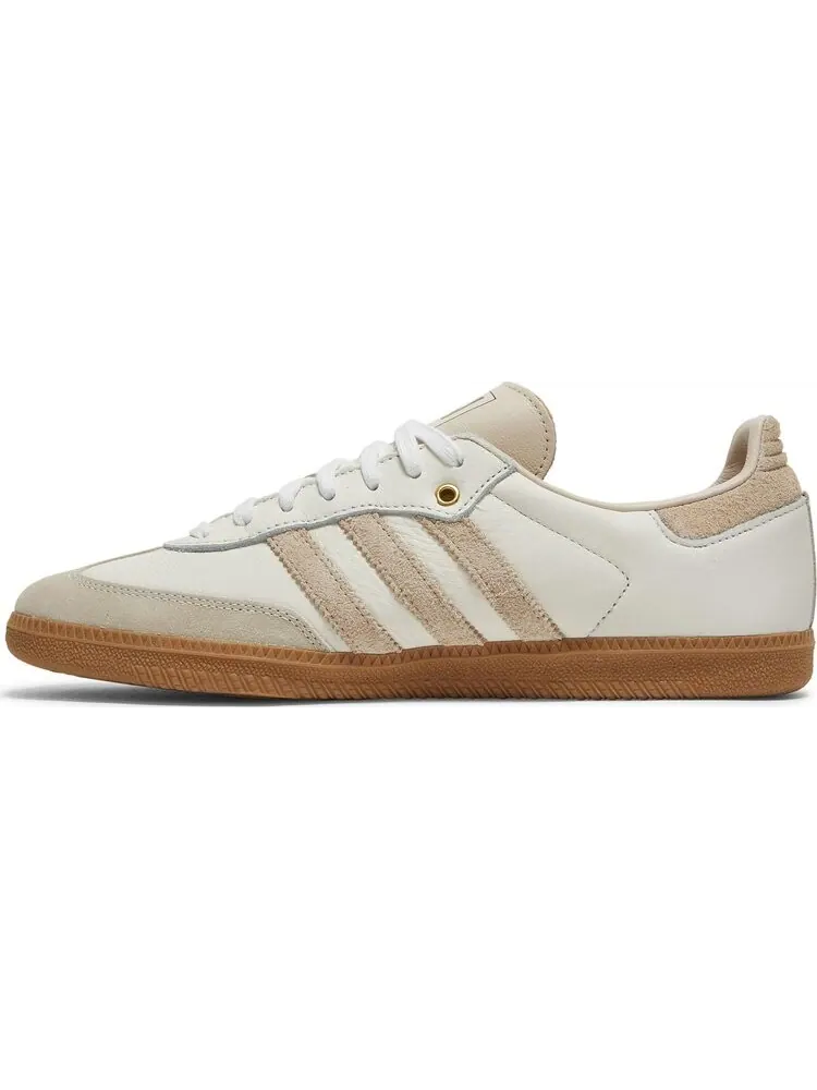 Кроссовки Adidas LAFC x Samba 'Linen Gum' — изображение 3 из 8, бежевый