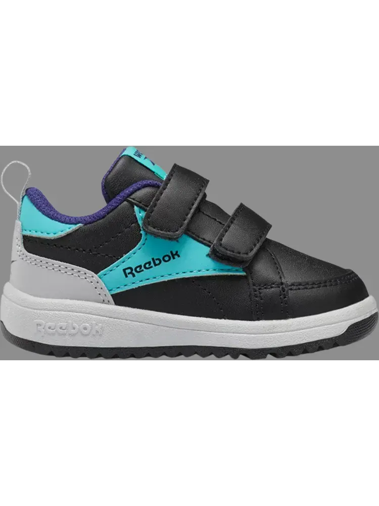 Кроссовки weebok clasp low toddler 'black classic teal' Reebok — изображение 1 из 1, черный