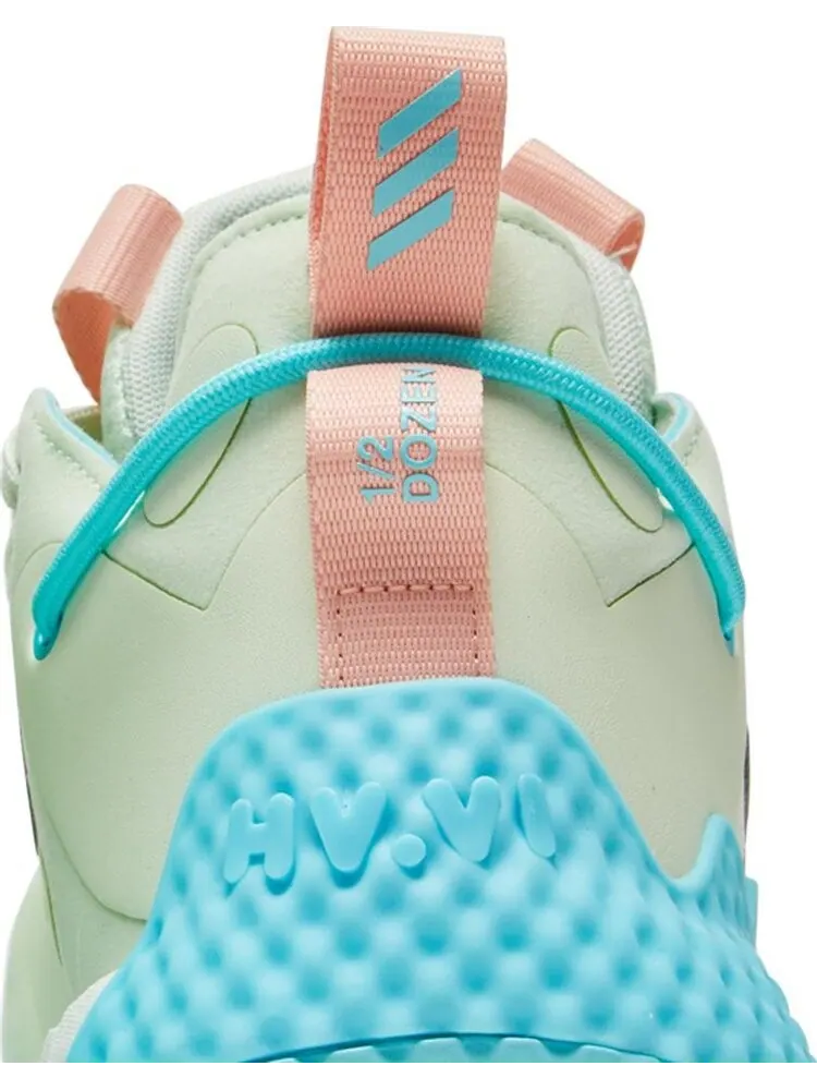 Кроссовки Adidas Harden Vol. 6 'Green Mist Pulse Aqua' — изображение 7 из 8, зеленый