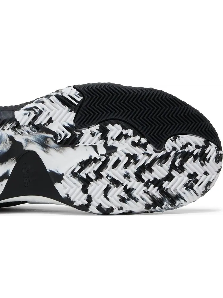 Кроссовки Adidas Harden Vol. 6 'Black White' — изображение 5 из 8, черный