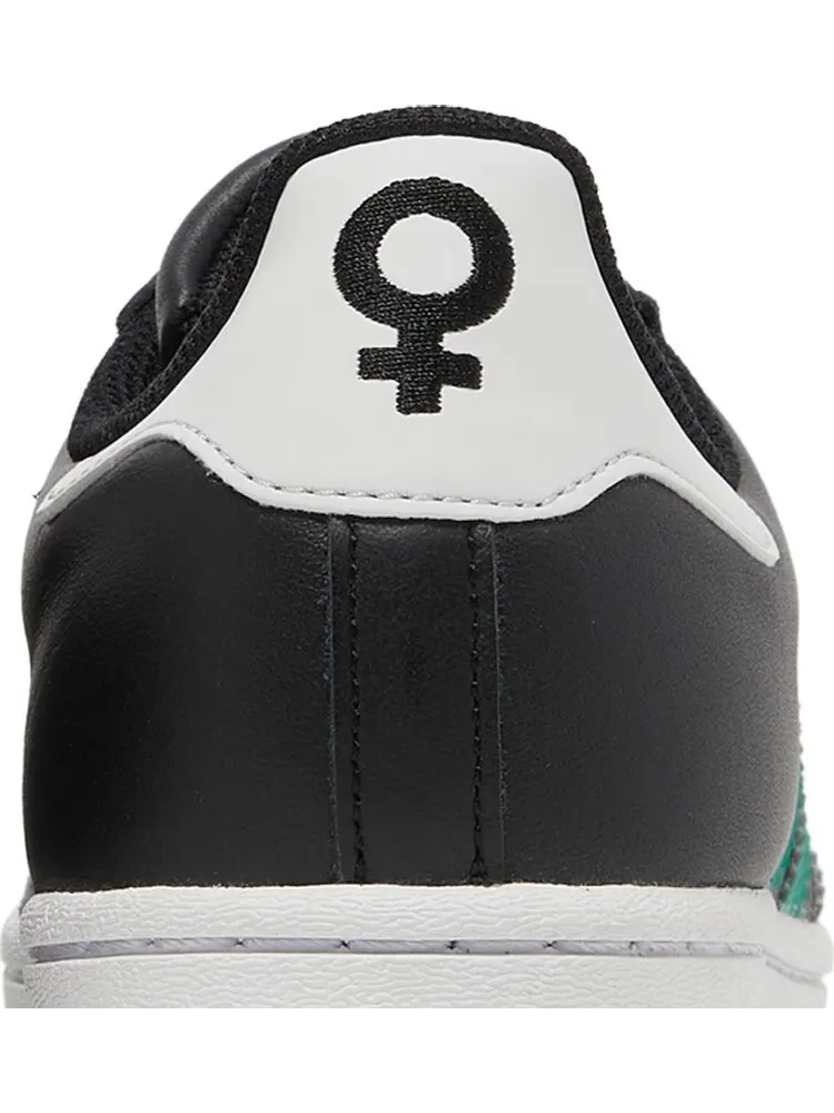 Кроссовки Adidas Abby Dahlkemper x Wmns Superstar 'Black Bold Green' — изображение 7 из 8, черный
