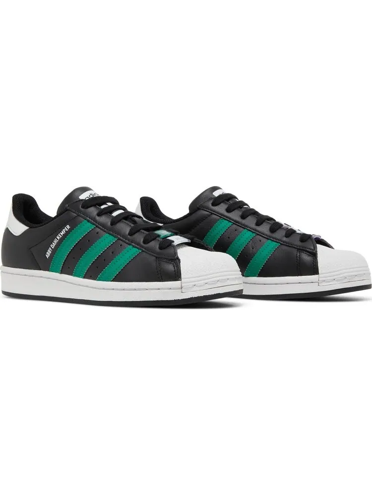 Кроссовки Adidas Abby Dahlkemper x Wmns Superstar 'Black Bold Green' — изображение 8 из 8, черный