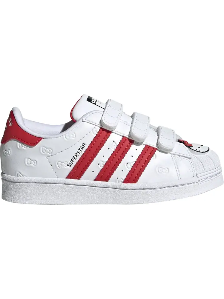 Кроссовки Adidas Hello Kitty x Superstar J — изображение 1 из 1, белый