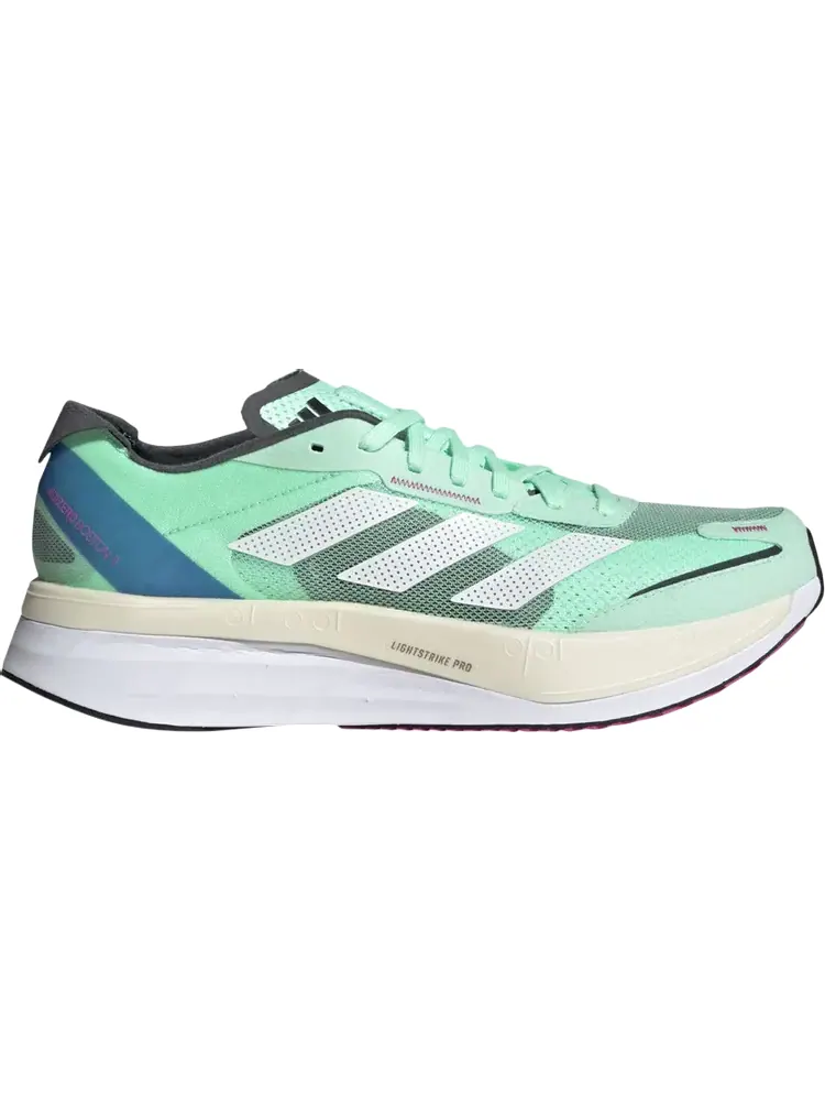 Кроссовки Adidas Adizero Boston 11 'Pulse Mint Pink' — изображение 1 из 1, зеленый