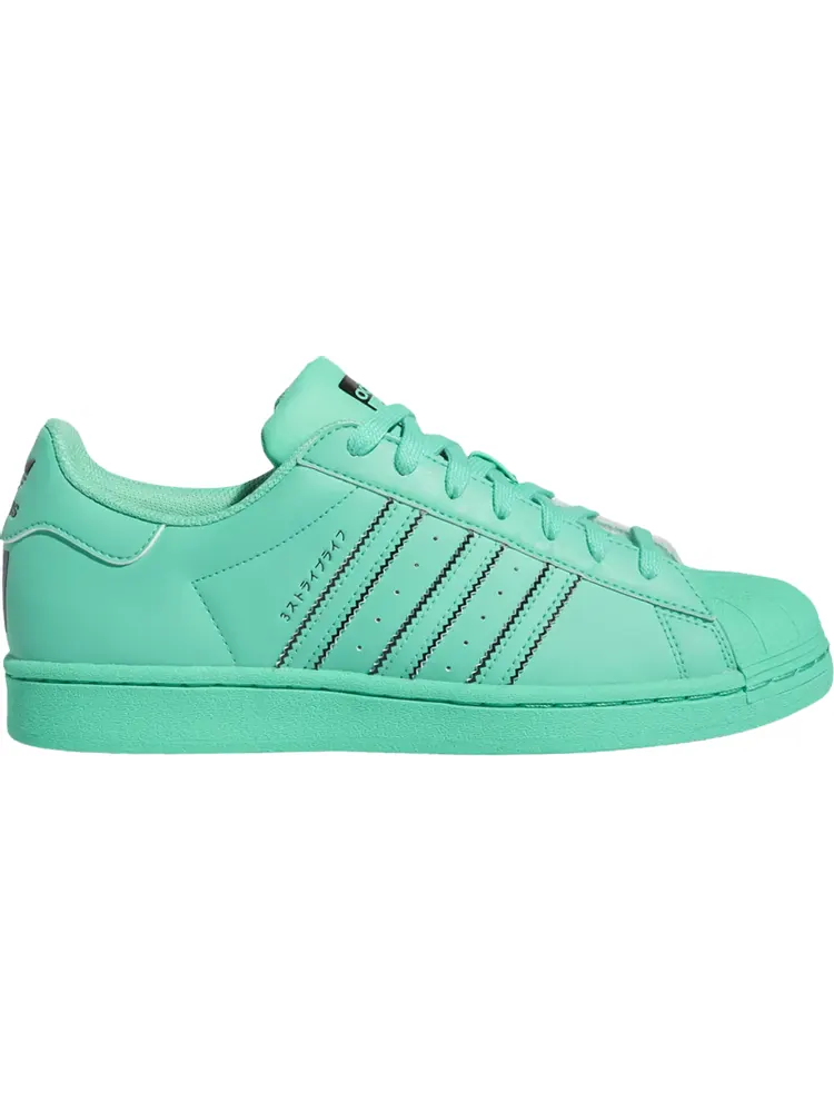 Мужские кроссовки Adidas Superstar Hi-Res — изображение 1 из 1, зеленый