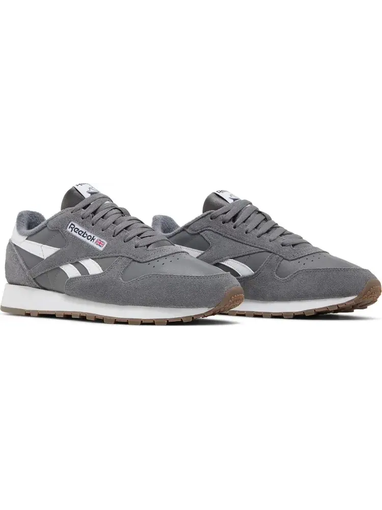 Кроссовки classic leather 'pure grey white' Reebok — изображение 8 из 8, серый