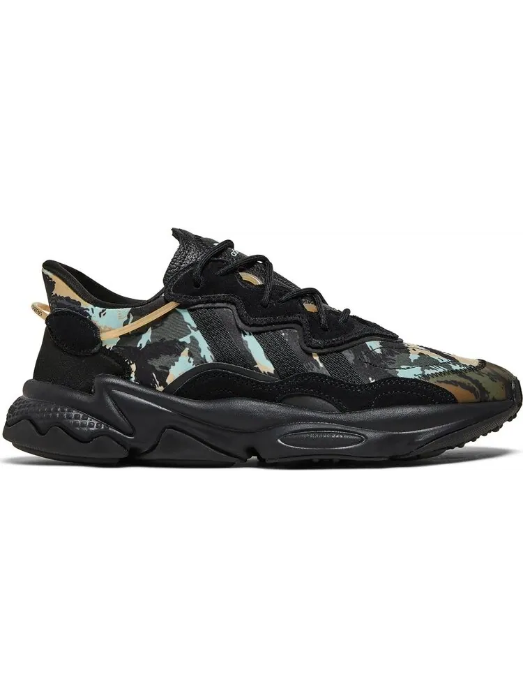 Кроссовки Adidas Ozweego 'Black Camo' — изображение 1 из 8, черный