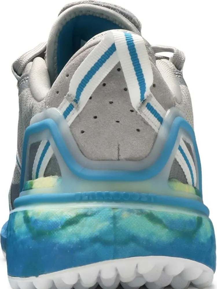 Кроссовки Adidas Solarthon Primeblue 'Grey Sonic Aqua' — изображение 7 из 8, серый