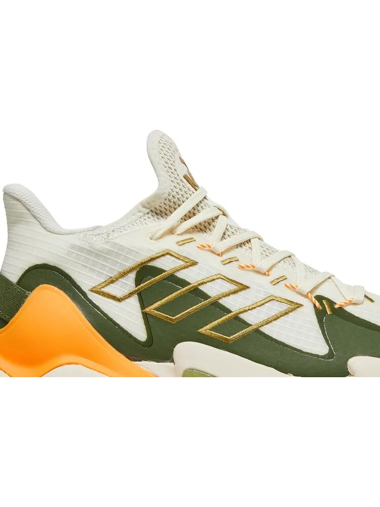 Кроссовки Adidas Mahomes 1 Impact FLX 'Khaki Green' — изображение 2 из 8, зеленый