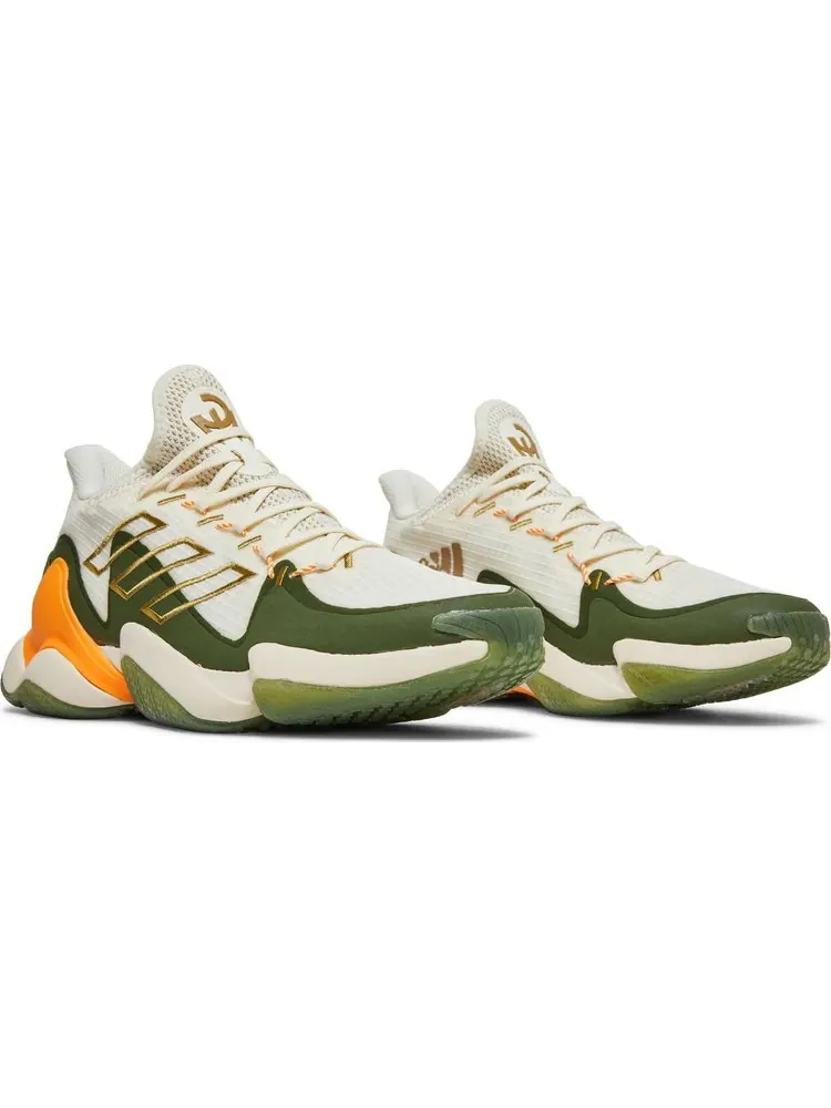 Кроссовки Adidas Mahomes 1 Impact FLX 'Khaki Green' — изображение 8 из 8, зеленый