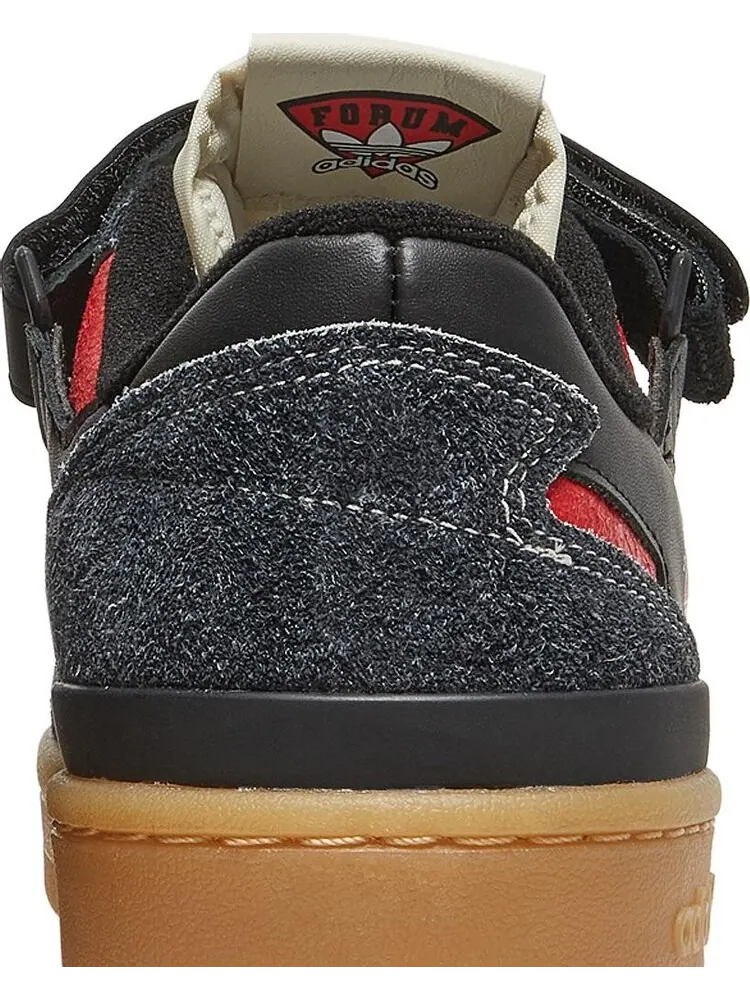 Кроссовки Adidas Midwest Kids x Forum Low 'Black Gum' — изображение 7 из 8, черный