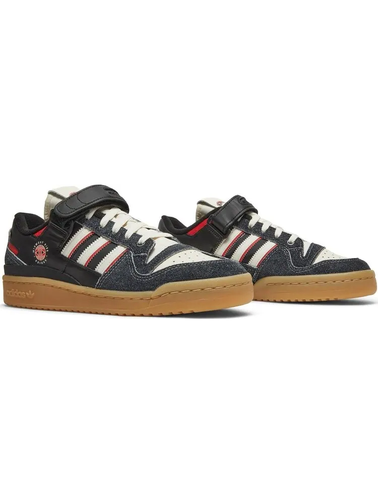 Кроссовки Adidas Midwest Kids x Forum Low 'Black Gum' — изображение 8 из 8, черный
