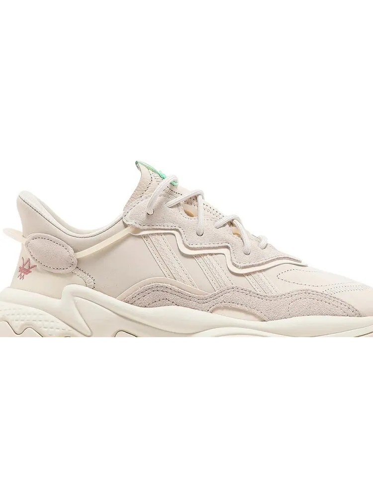 Кроссовки Adidas Wmns Ozweego 'Halo Ivory' — изображение 2 из 8, бежевый