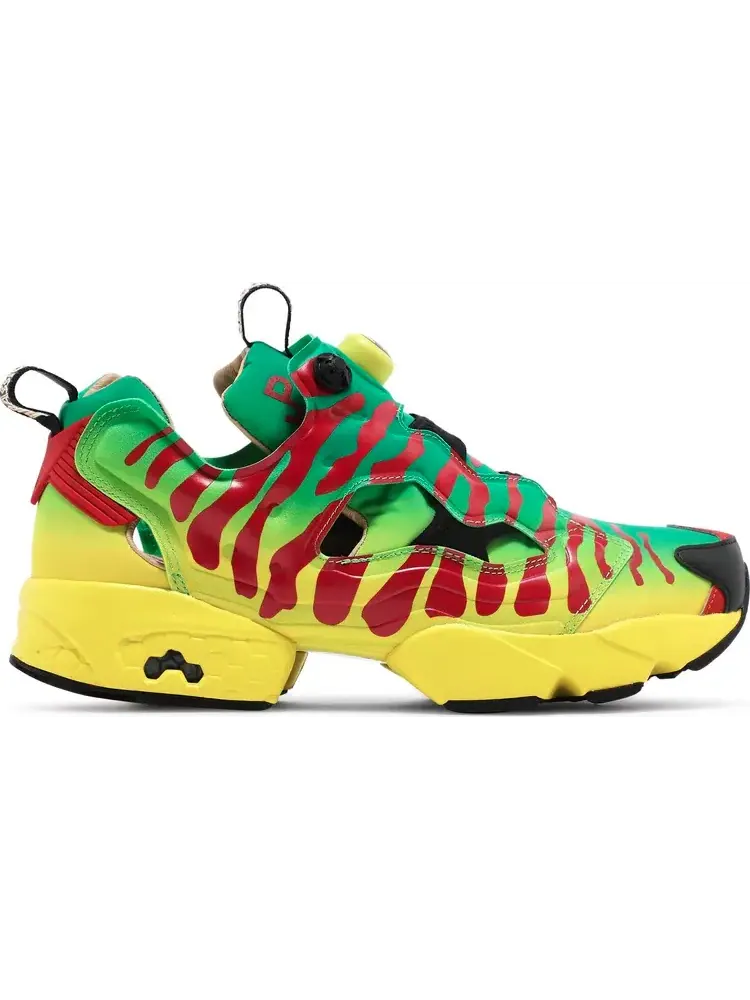 Кроссовки jurassic park x instapump fury og 'tour vehicles' Reebok — изображение 1 из 8, зеленый