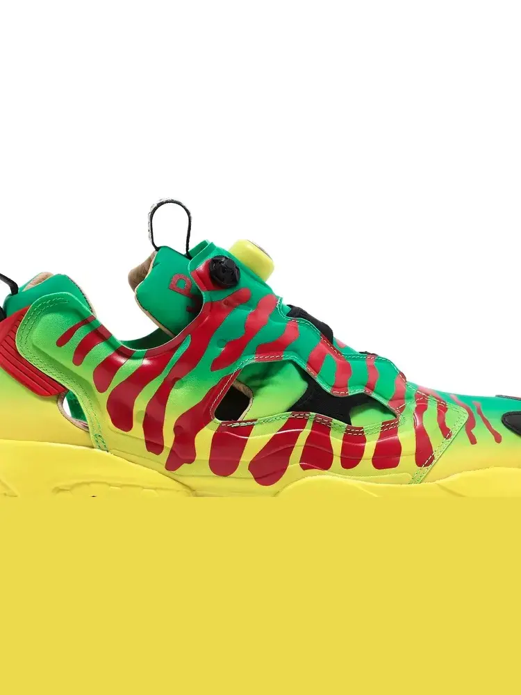 Кроссовки jurassic park x instapump fury og 'tour vehicles' Reebok — изображение 2 из 8, зеленый