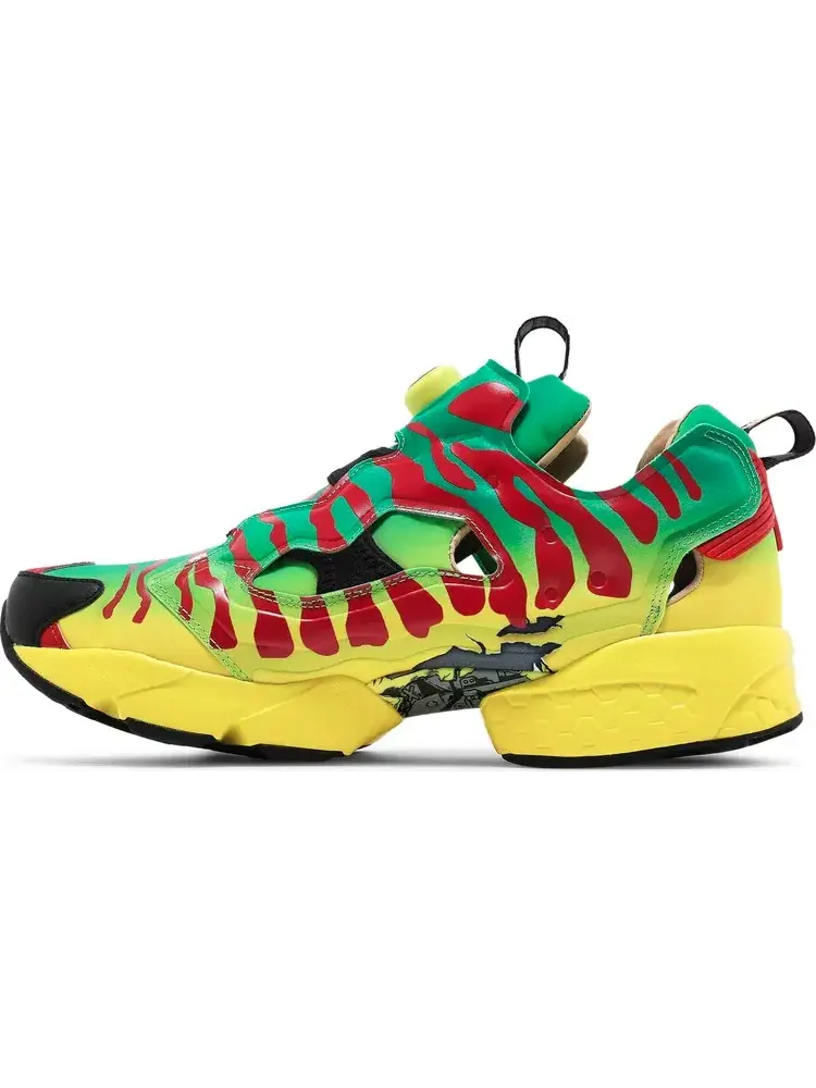 Кроссовки jurassic park x instapump fury og 'tour vehicles' Reebok — изображение 3 из 8, зеленый