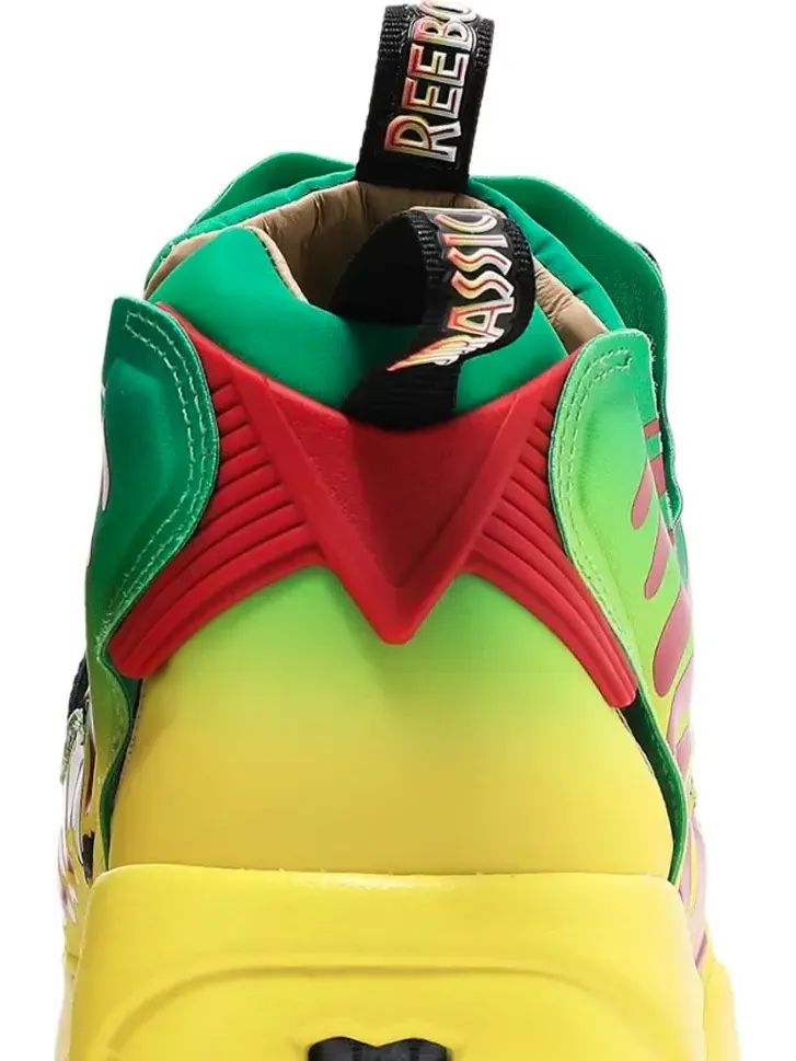 Кроссовки jurassic park x instapump fury og 'tour vehicles' Reebok — изображение 7 из 8, зеленый
