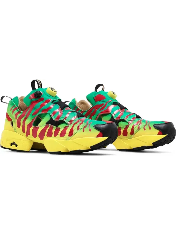 Кроссовки jurassic park x instapump fury og 'tour vehicles' Reebok — изображение 8 из 8, зеленый