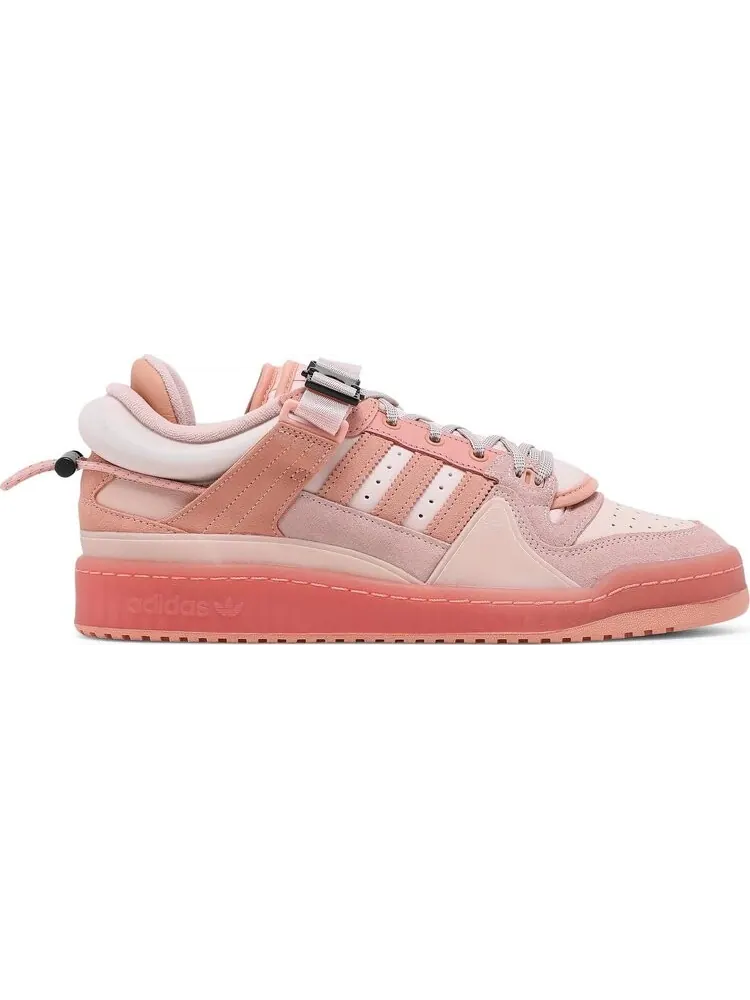 Кроссовки Adidas Bad Bunny x Forum Buckle Low 'Easter Egg' — изображение 1 из 10, розовый