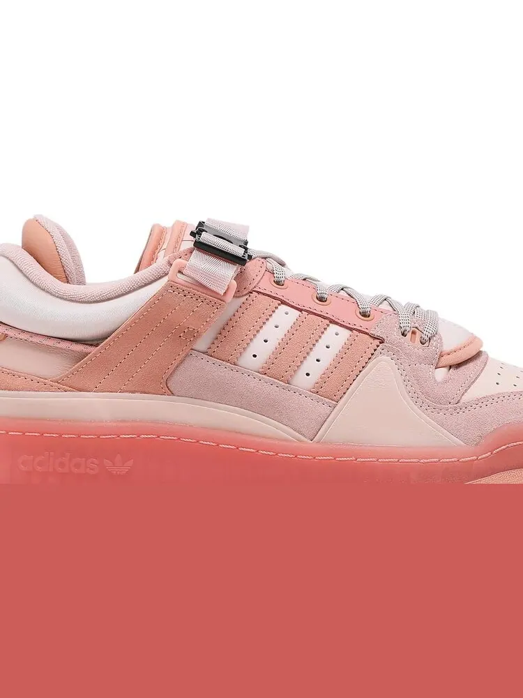 Кроссовки Adidas Bad Bunny x Forum Buckle Low 'Easter Egg' — изображение 2 из 10, розовый