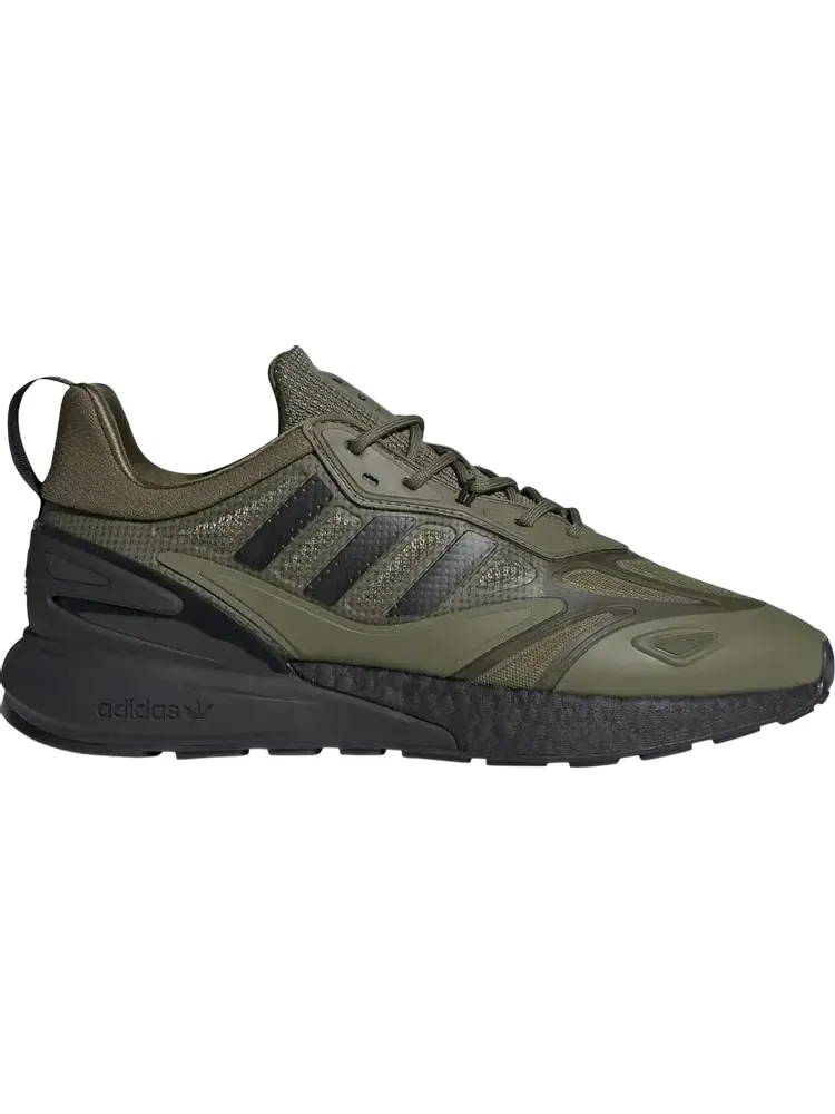 Кроссовки Adidas ZX 2K Boost 2.0 'Focus Olive' — изображение 1 из 1, зеленый