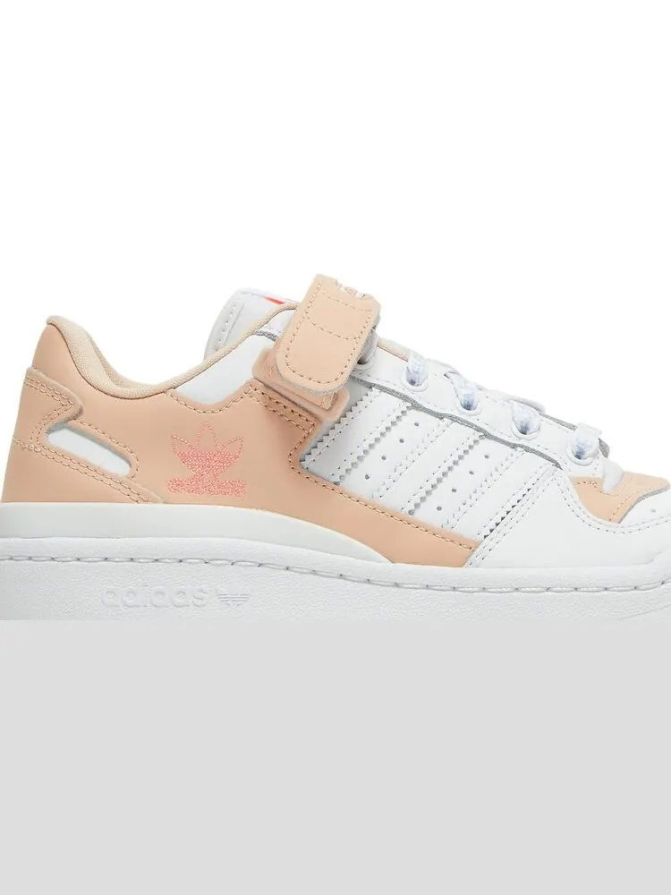 Кроссовки Adidas Wmns Forum Low 'Halo Blush White' — изображение 2 из 8, розовый