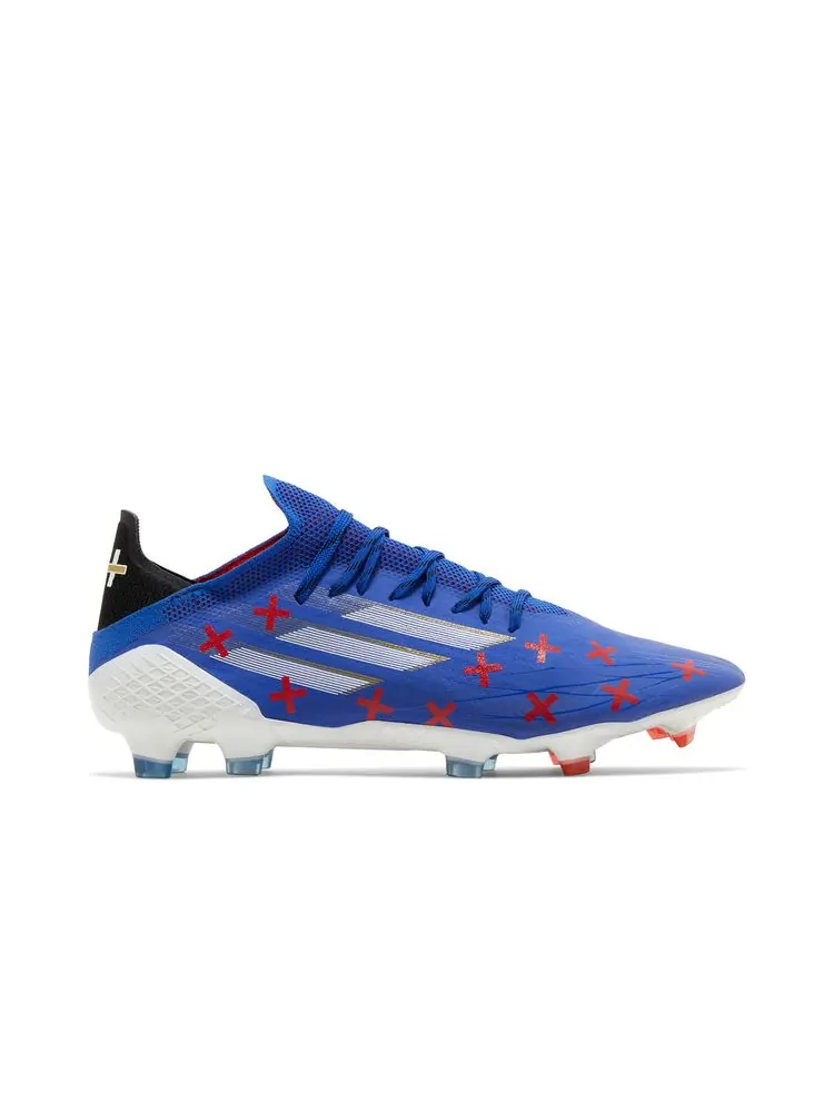 Кроссовки X Speedflow.1 11/11 FG 'Bold Blue Vivid Red' — изображение 1 из 8, синий красный