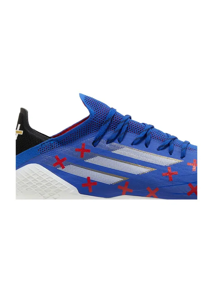 Кроссовки X Speedflow.1 11/11 FG 'Bold Blue Vivid Red' — изображение 2 из 8, синий красный