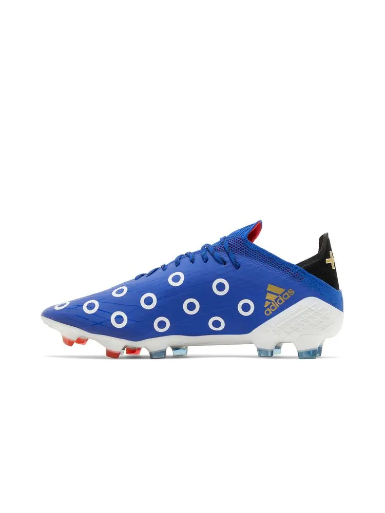 Кроссовки X Speedflow.1 11/11 FG 'Bold Blue Vivid Red' — изображение 3 из 8, синий красный
