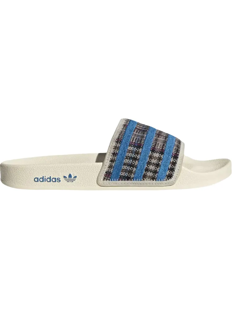 Сандалии Adidas Adilette Slide 'Cozy Pack - Wonder White Blue Bird' — изображение 1 из 1, синий